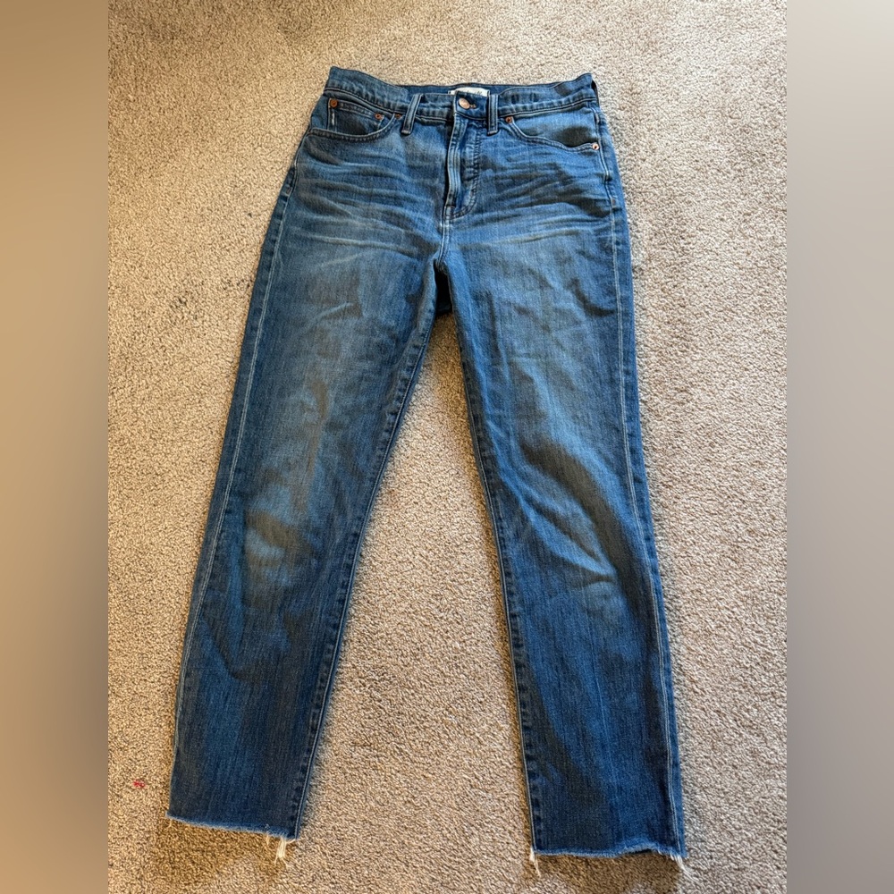 Classic Madewell Perfect Vintage Straight-Leg Jeans